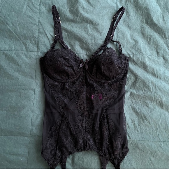 Agent Provocateur Black Lace Corset - Picture 7 of 14